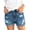 Light Blue, variant on ONLYSHE Shorts with Pockets High Waisted Denim Shorts Blue for Women XXL