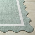 thumbnail image 3 of BoutiqueRugs Varro Traditional Area Rug - Outdoor Safe - Medium Green, Cream - 7'10" x 10', 3 of 7