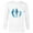 White, variant on Avatar: The Way of Water Tulkun Tribal Art Circle - Long Sleeve T-Shirt for Men - Customized-White