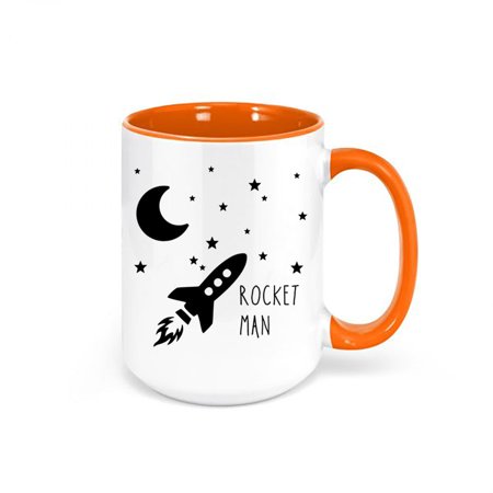 

Rocket Man Rocket Man Mug Space Gift Rocket Ship Coffee Gift Space Mug Science Gift Rocket Man Coffee Cup Gift For Him Rocket Ship ORANGE