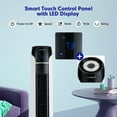 thumbnail image 6 of Costway Portable 48'' Tower Fan 80° Oscillating Bladeless Fan with Remote & LED Control, 6 of 10