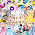 thumbnail image 3 of Kit 83 Globos Para Princesa Decoraciones Fiesta Xtellar multicolor, 3 of 4