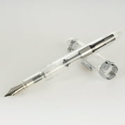 YUEHAO Pen Clearance New Jinhao 992 Spiral Transparent Colourful Office Fine Nib Fountain Pen Clear