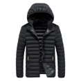 thumbnail image 2 of Vedolay Parka Jackets Coat for Men Solid Color Causal Winter Warm Thicken Overcoat Black,4XL, 2 of 3