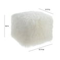 thumbnail image 3 of TOV Furniture Tibetan Sheep Pouf, 3 of 5