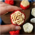 thumbnail image 5 of Mooncake Mold 30g- Rose Flowers Cookie Stamps Plastic Hand Press Floral Shape Kitchen Gadgets DIY Baking Pastry Tool 1.57in (Rose 30g), 5 of 12