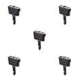 thumbnail image 1 of Guardoinrt 1/2/3/5 Automatic Shut-off USB Car With Small Occupation And 30 Charging Ports Cigarette Lighter ABS Car Charging Splitter 5PCS, 1 of 6