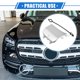 thumbnail image 2 of Tapa de cubierta del ojo de gancho de remolque de Unique Bargains compatible con Mercedes-Benz GLS 450 2017-2019 tono plateado para parachoques delantero, 2 of 7