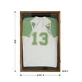 thumbnail image 4 of HBCY Creations 24x36 Rustic Brown Jersey Display Case - Solid Wood with UV Treated Acrylic Window - Anti-Theft Lock with 2 Keys - For All Types of Jerseys, 4 of 13