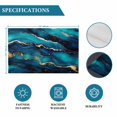thumbnail image 6 of Blue Black Marble Placemats Set of 4, Modern Golden Abstract Aesthetic Placemats for Dining Table, Place Mats for Kitchen Tabletop, Waterproof Wipeable Dining Table Mats Set, 6 of 9