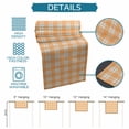 thumbnail image 7 of Table Runners 72 Inches Long Dress Scarves, Orange White Check Farmhouse Kitchen/Dining Table Runner, Coffee Tablerunners, Farmhouse Fall Buffalo Plaid 13x72 Inch, 7 of 7