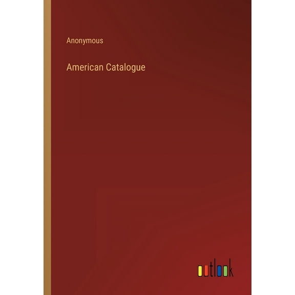 American Catalogue (Paperback)