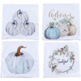 thumbnail image 1 of 4Pcs ations Pumpkin Throw Cover Cushion Couch Cover Cases Set for Fall Halloween Thanksgiving Day Decor (White) - -, 1 of 8