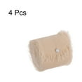 thumbnail image 3 of Uxcell 4 Rolls 1"x5.5Yd Chiffon Ribbon Handmade Fringe Chiffon Silk Ribbon Natural, 3 of 6