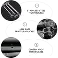 thumbnail image 3 of BESTYASH 2Ud Rigging Screw De Acero Inoxidable Para Uso Industrial Y Náutico Con Resistente, 3 of 8