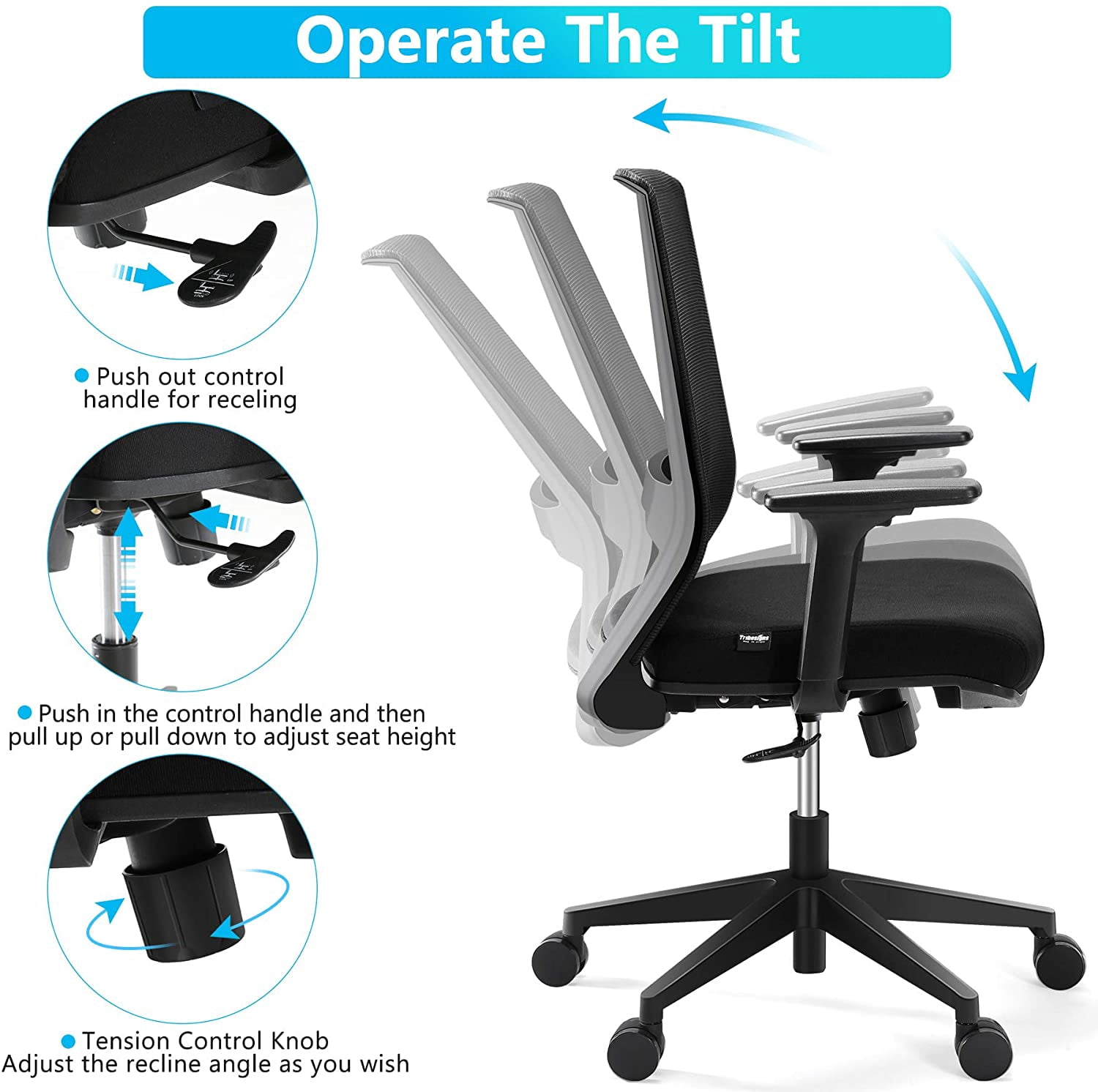 Buy Ergonomic Office Chair, Big and Tall Home Office Desk Chair with 3D