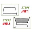 thumbnail image 5 of Organizador de archivos de metal de malla A4 yuxing caja para colgar carpetas de archivos soporte de escritorio color negro, 5 of 5