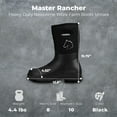thumbnail image 4 of Master Rancher Heavy Duty Work Farm Boots Unisex Men's 8 Women's 10, Black, 4 of 11