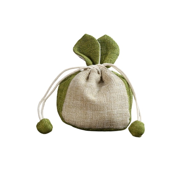 HuiXinOu Easter Drawstring Candy Bags, Reusable Treat Favor Pouches for Kids Party Gift Packaging, Pastel Party Supplies