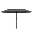 thumbnail image 1 of Costway 13 FT Large Patio Umbrella Outdoor Double-Sided Table Market Umbrella for Garden Gray, 1 of 10