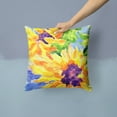 thumbnail image 2 of Carolines Treasures 6132PW1414 Flower - Sunflower Decorative   Canvas Fabric Pillow 14Hx14W multicolor, 2 of 4