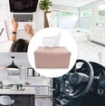 thumbnail image 5 of Juego de caja de pañuelos blanca, cuero PU, soporte de almacenamiento rectangular para baño, accesorios de baño, tocador de baño, 5 of 5