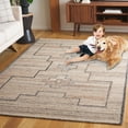 thumbnail image 3 of SAFAVIEH Kenya Alphonse Geometric Area Rug, Brown/Beige, 4' x 6', 3 of 11