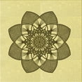 thumbnail image 1 of Ahgly Company Machine Washable Indoor Square Transitional Harvest Gold Area Rugs, 6' Square, 1 of 7