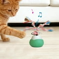 thumbnail image 2 of Automatic Moving Interactive Cat Toy with Rotating Rope - USB Rechargeable Motion Ball Toy, 3 Play Modes & Non- Base for Indoor Kittens, Adult Cats, Small & Large Dogs, 2 of 6