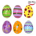 thumbnail image 3 of Juguete JOYIN de huevos de pascua brillantes con estampado de plástico, 36 unidades, 3 of 8