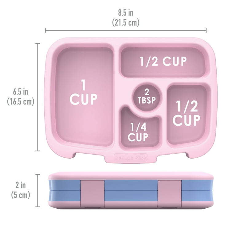 Bentgo Kids Prints Leak-Proof, 5-Compartment Bento-Style Kids Lunch Box -  BPA-Free, Dishwasher Safe, Food-Safe Materials (Pink Dots) 