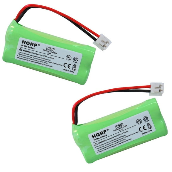 HQRP 2 pack HIGH QUALITY Phone Battery compatible with VTech CS6229-3 / CS 6229-3, CS6229-4 / CS 6229-4, CS6229-5 / CS 6229-5 Cordless Telephone