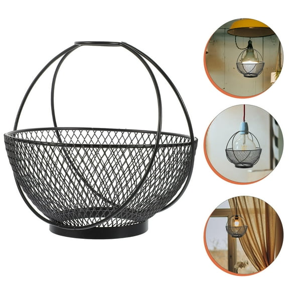 FRCOLOR Lamp Shade Holder Lampshades for Table Modern Ceiling Lights Black