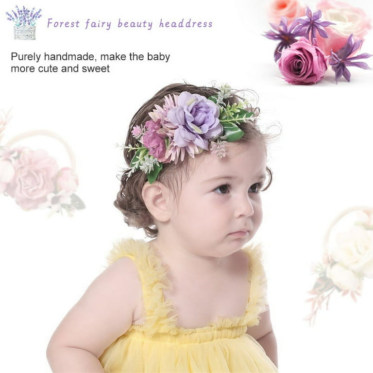 Baby flower headbands walmart 2025