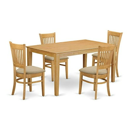 CAVA5 OAK C 5 Piece Small kitchen table set kitchen CAVA5 OAK C 5 Piece Small kitchen table set kitchen