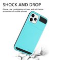 thumbnail image 7 of Goldcherry for iPhone 12 Pro Max Case,iPhone 12 Pro Max 6.7" Wallet Card Holder Sliding Cover Credit Card Slot ID Pocket Dual Layer Hybrid Protective for Apple iPhone 12 Pro Max (Blue), 7 of 7
