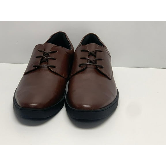 Alfani Men’s Elston Lace-Up Oxford Sneakers, Chocolate, 10