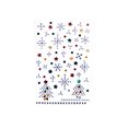 thumbnail image 2 of Christmas Rhinestone 4.5 Inch Snowflake Glitter Face Jewels Winter Festive Gems for Holiday Party Makeup and Christmas Diy Accessories, 1 Pack, 2 of 6