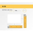 thumbnail image 3 of HOUSELABELS 3" x 2" Large Barcode Labels on 1" Core Compatible With Zebra and Rollo Printers, 1 Roll / 750 Labels per Roll, 3 of 7
