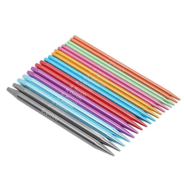 9 Sizes Circular Knitting Needles Set, Durable Aluminum, Ergonomic Design, for Sweater Knitting, DIY