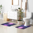 thumbnail image 6 of Yayeee Bath Rug for Bathroom Floor Non Slip Rectangle Fluffy Soft Absorbent Mat, 16"x24", Pink Neon Road, 6 of 7
