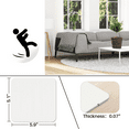 thumbnail image 3 of VIIWII Non Slip Rug Gripper Pad for Area Rugs 8Pcs Carpet Tape for Hardwood Floors and Tile, 3 of 7