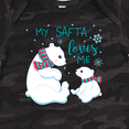 thumbnail image 4 of Inktastic My Safta Loves Me Cute Polar Bears Boys or Girls Baby Bodysuit, 4 of 5