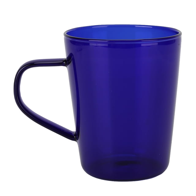 Taza de café NikouMX resistente al calor, Taza de leche de 380 ml, Taza de Vidrio alto