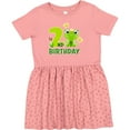thumbnail image 3 of Inktastic 2nd Birthday Princess Frog Girls Toddler Dress, 3 of 5