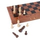 thumbnail image 4 of Juego de ajedrez Juego de ajedrez plegable de madera magnética con tablero de juego de fieltro Table Meterk  Juego de ajedrez, 4 of 7