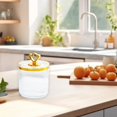 thumbnail image 2 of Airtight Plastic Storage Jars with Lids, Clear Kitchen Pantry Containers for Snacks/Candy/Cotton Balls, Stackable Food-Grade Jars, 2 of 6