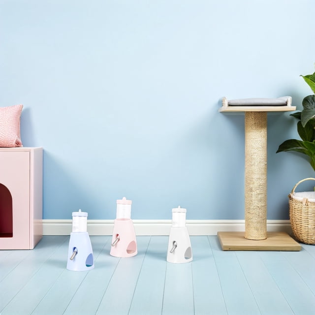 NUOLUX 3Ud Bebedero Vertical Para Pequeños Con Estable Y Protección Antigoteo
