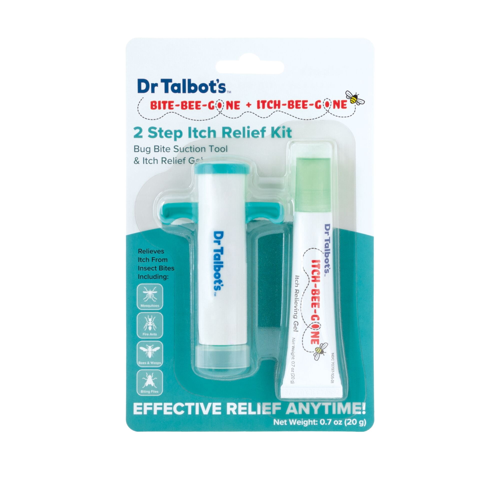 Dr. Talbot's Bite-Bee-Gone and Itch-Bee-Gone 2 Step Itch Relief Kit
