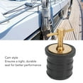thumbnail image 4 of Marine Brass T Handle Twist Turn Sealing Drain Plug, Sturdy Rubber Expansion Plug, Easy Installation Adjustable Cam System for Yachts, Ships, 4 of 7